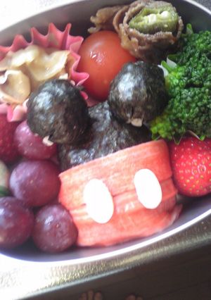 年中■お弁当(ミッキー)-レシピのメイン写真