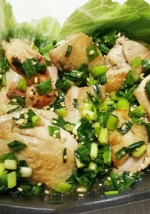 簡単!ネギだく!鶏モモ肉の油淋鶏風!-レシピのメイン写真