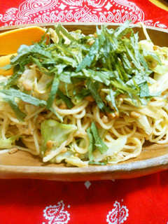 ☆納豆とキャベツの和風焼きそば☆-レシピのメイン写真