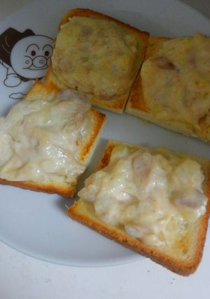 ツナマヨトースト-レシピのメイン写真
