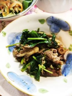 牛肉とタマネギと三つ葉のオイスタ炒め-レシピのメイン写真
