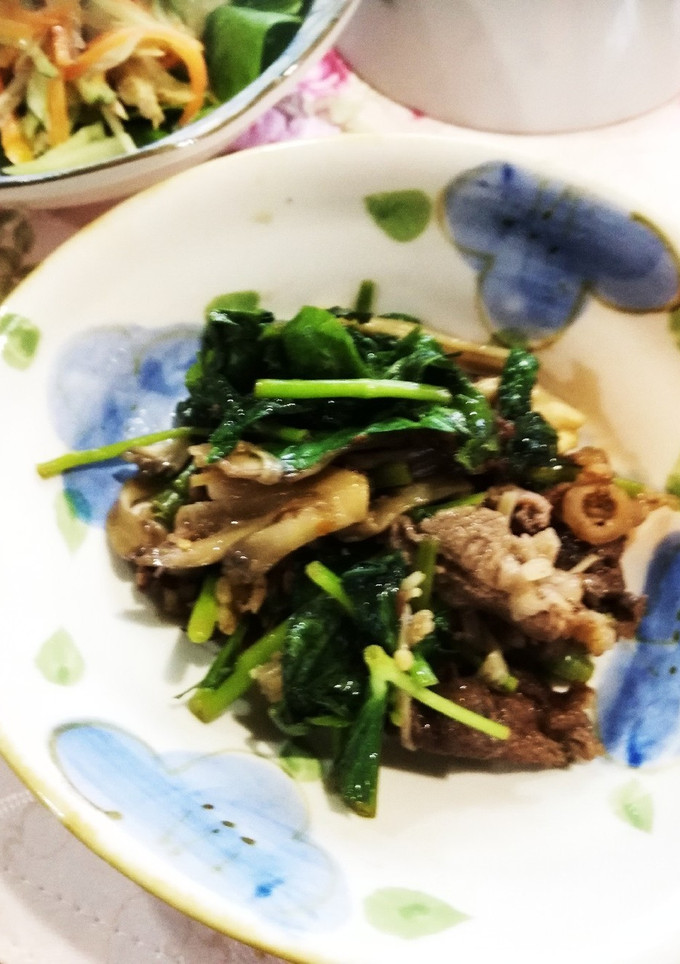 　牛肉とタマネギと三つ葉のオイスタ炒め-レシピのメイン写真