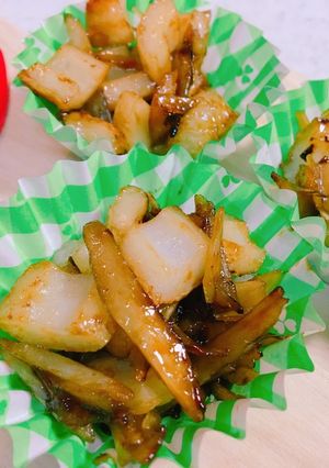 お弁当に＊ごぼうとちくわの＊照り焼き-レシピのメイン写真