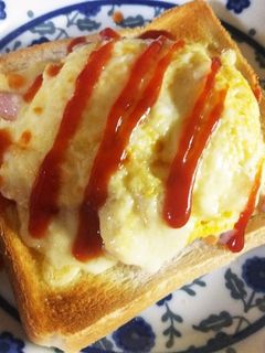 食べごたえ◎☆ウインナーエッグトースト-レシピのメイン写真