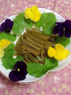 山ふきの煮物-レシピのメイン写真