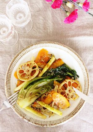 焼き野菜の和風サラダ-レシピのメイン写真