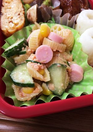 たらこソースでマカロニサラダ お弁当にも-レシピのメイン写真