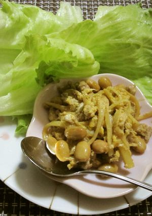 豚ひき肉のレタス包み-レシピのメイン写真