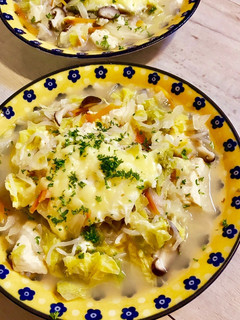 野菜の落とし卵☆チーズプラス☆夜食-レシピのメイン写真