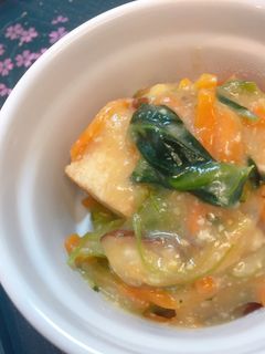 厚揚げの甘味噌野菜あん-レシピのメイン写真