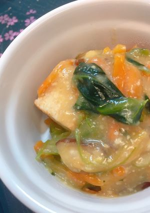 厚揚げの甘味噌野菜あん-レシピのメイン写真