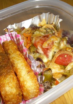 お弁当に☆ラタトゥーユdeチーズ焼き-レシピのメイン写真