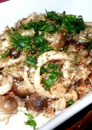 しめじとにんにくのパン粉焼き☆-レシピのメイン写真