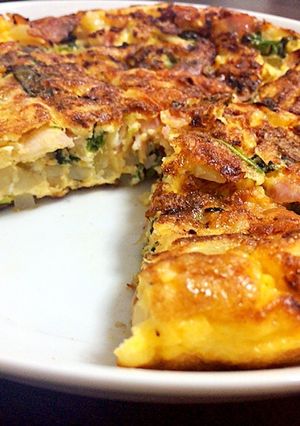 ほうれん草のスパニッシュオムレツ-レシピのメイン写真