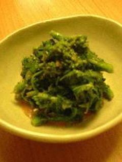 菜の花の辛し和え-レシピのメイン写真