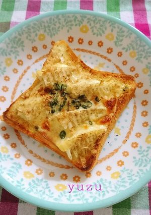 朝食やランチに♪筍とハムのチーズトースト-レシピのメイン写真