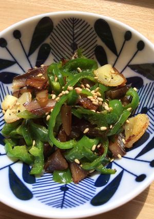 ☆みがきにしんとピーマンペペロンチーノ☆-レシピのメイン写真