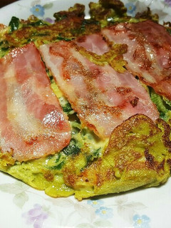 新玉ねぎの葉っぱでチーズ焼き-レシピのメイン写真