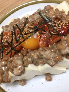 即席!ダイエットに☆納豆キムチ豆腐-レシピのメイン写真
