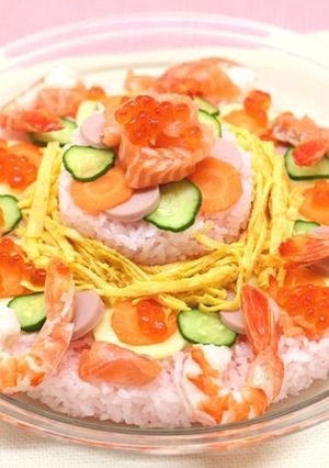 お祝いに✿寿司ケーキ-レシピのメイン写真