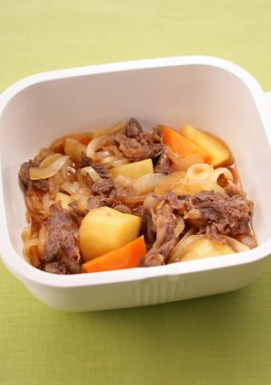 煮崩れない！肉じゃが【レンジ3分40秒】-レシピのメイン写真