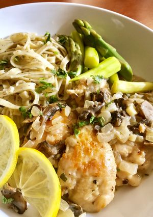 鶏のガーリック・クリーム煮✿レモン風味-レシピのメイン写真
