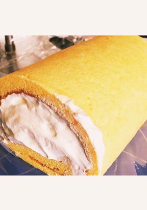 雑なふわふわロールケーキ♡笑-レシピのメイン写真