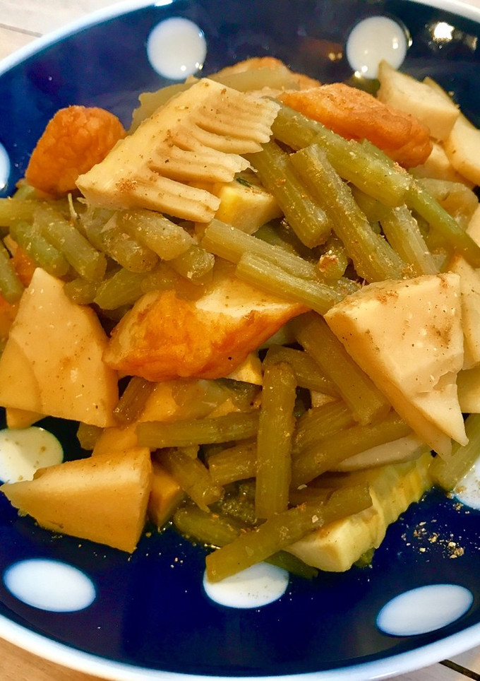 筍と蕗とさつま揚げの煮物-レシピのメイン写真