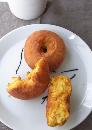 【米粉】かぼちゃの米粉ドーナツ-レシピのメイン写真