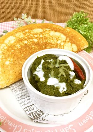 30分で簡単ほうれん草のヘルシーカレー-レシピのメイン写真