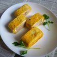 おさかなソーセージ入りビッグ厚焼き卵