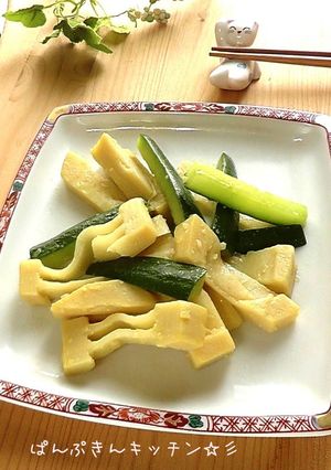 たけのこのガーリックわさび風味♪-レシピのメイン写真