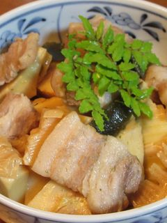 たけのこと豚バラ肉の炊いたん-レシピのメイン写真