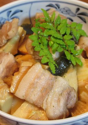 たけのこと豚バラ肉の炊いたん-レシピのメイン写真