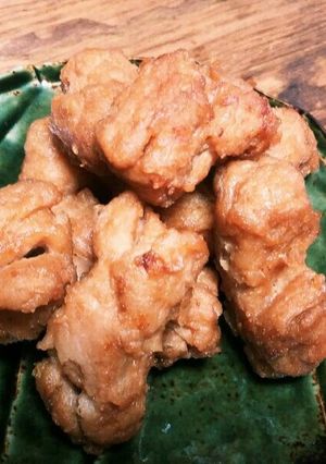 鶏肉？って必ず聞かれる→畑のお肉の唐揚げ-レシピのメイン写真