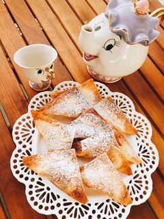 <揚げ不要>ワンタンの皮でレモンパイ!-レシピのメイン写真