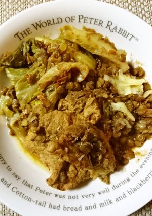 豚肉とレンズ豆のチリ煮込み-レシピのメイン写真