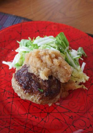 【米粉】和風おろしポン酢ハンバーグ-レシピのメイン写真