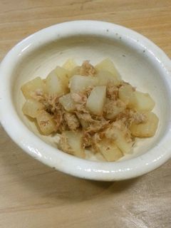 コロコロ大根とツナの炒め煮-レシピのメイン写真