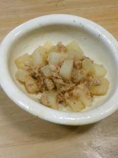 コロコロ大根とツナの炒め煮-レシピのメイン写真
