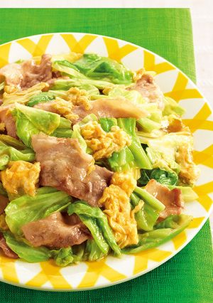 とろ卵豚キャベツ-レシピのメイン写真