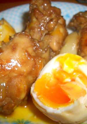 とろ～り煮たまごと手羽元のさっぱりお酢煮-レシピのメイン写真
