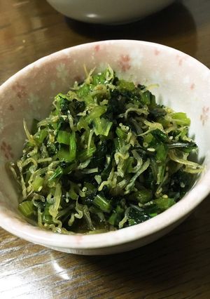ジャコと青菜の佃煮-レシピのメイン写真