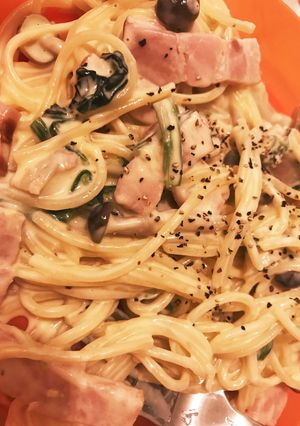 カルボナーラ-レシピのメイン写真