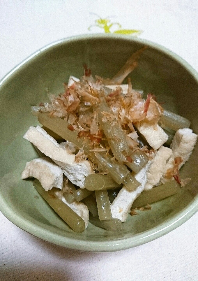 野蕗と油揚げのあっさり煮-レシピのメイン写真