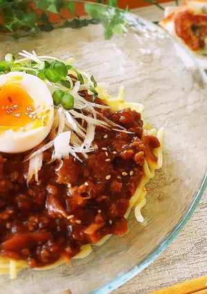 甘めの肉味噌がやみつき♡ジャージャー麺♪-レシピのメイン写真