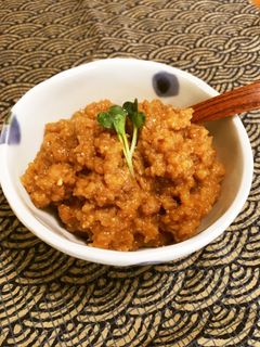 作り置き 大豆肉の肉味噌-レシピのメイン写真