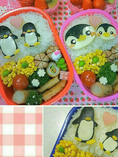 なかよし親子ペンギン☆デコ弁-レシピのメイン写真