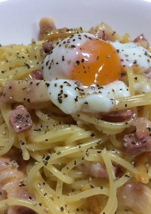 カルボナーラ-レシピのメイン写真