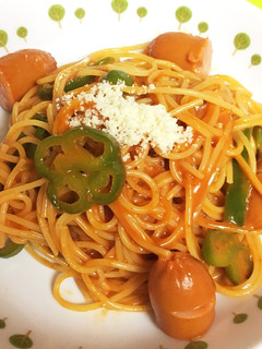 フライパン1つで!旨辛チリナポリタン-レシピのメイン写真
